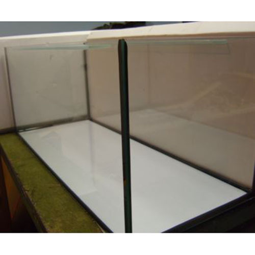 Aquarium 100*40*40 cm zwart gelijmd
