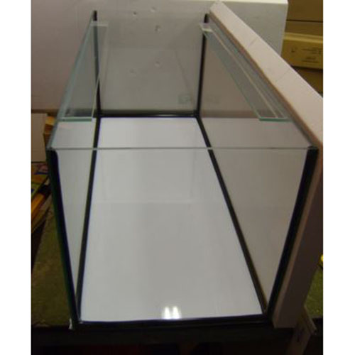 Aquarium 100*40*40 cm zwart gelijmd - Afbeelding 2