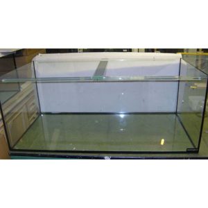 Aquarium 100*50*40 cm zwart gelijmd