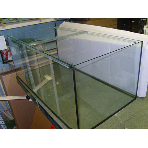Aquarium 100*50*40 cm transparant gelijmd